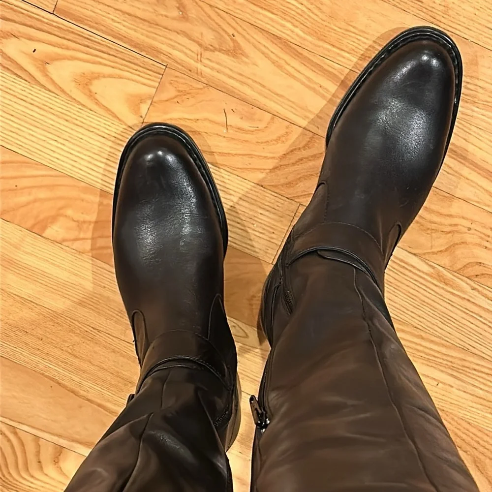 NEW Crown by Born genuine leather over knee boots